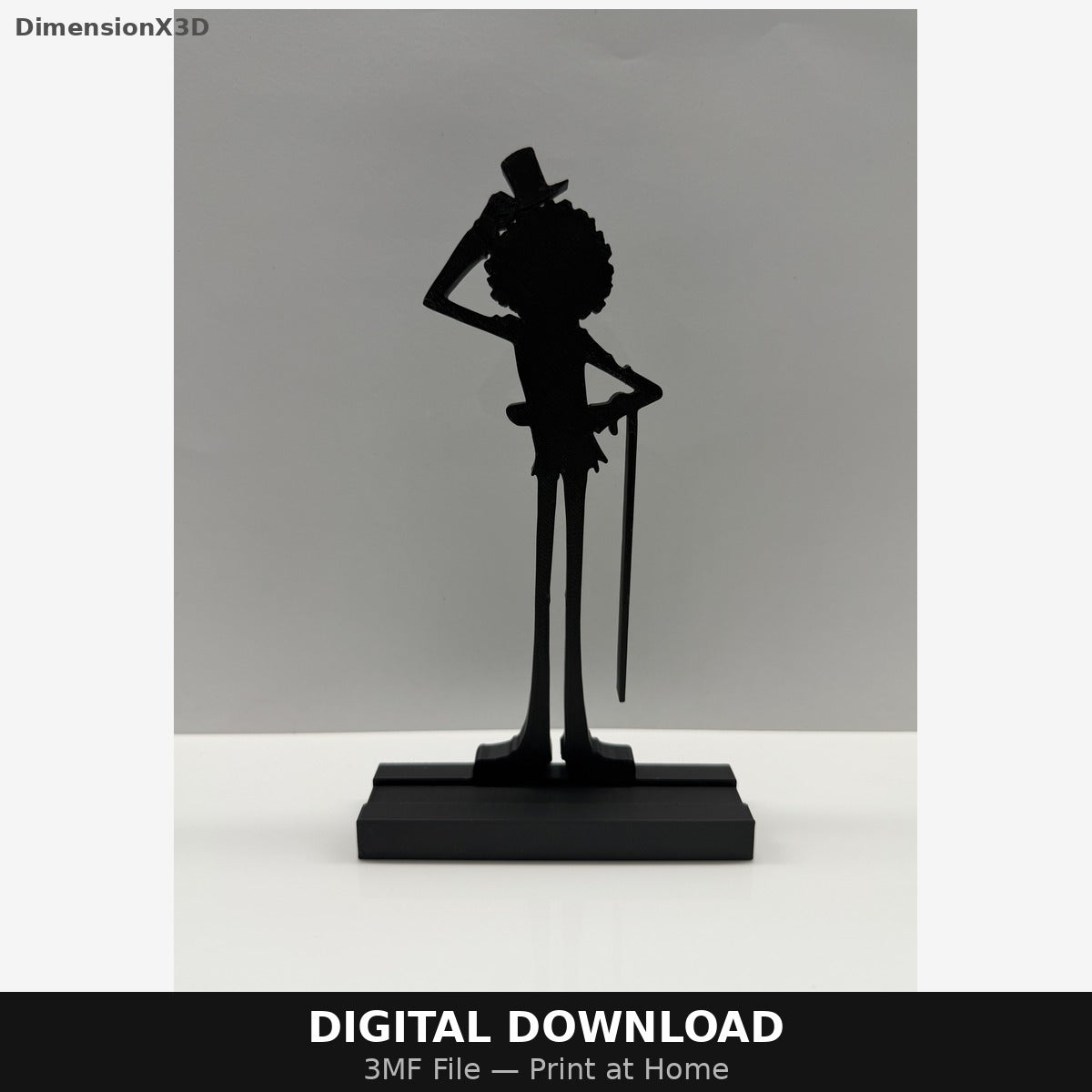 Brook card stand — 3MF file (digital download)