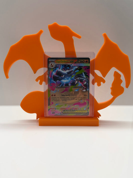 Charizard card stand — 3D printed PSA slab & card display