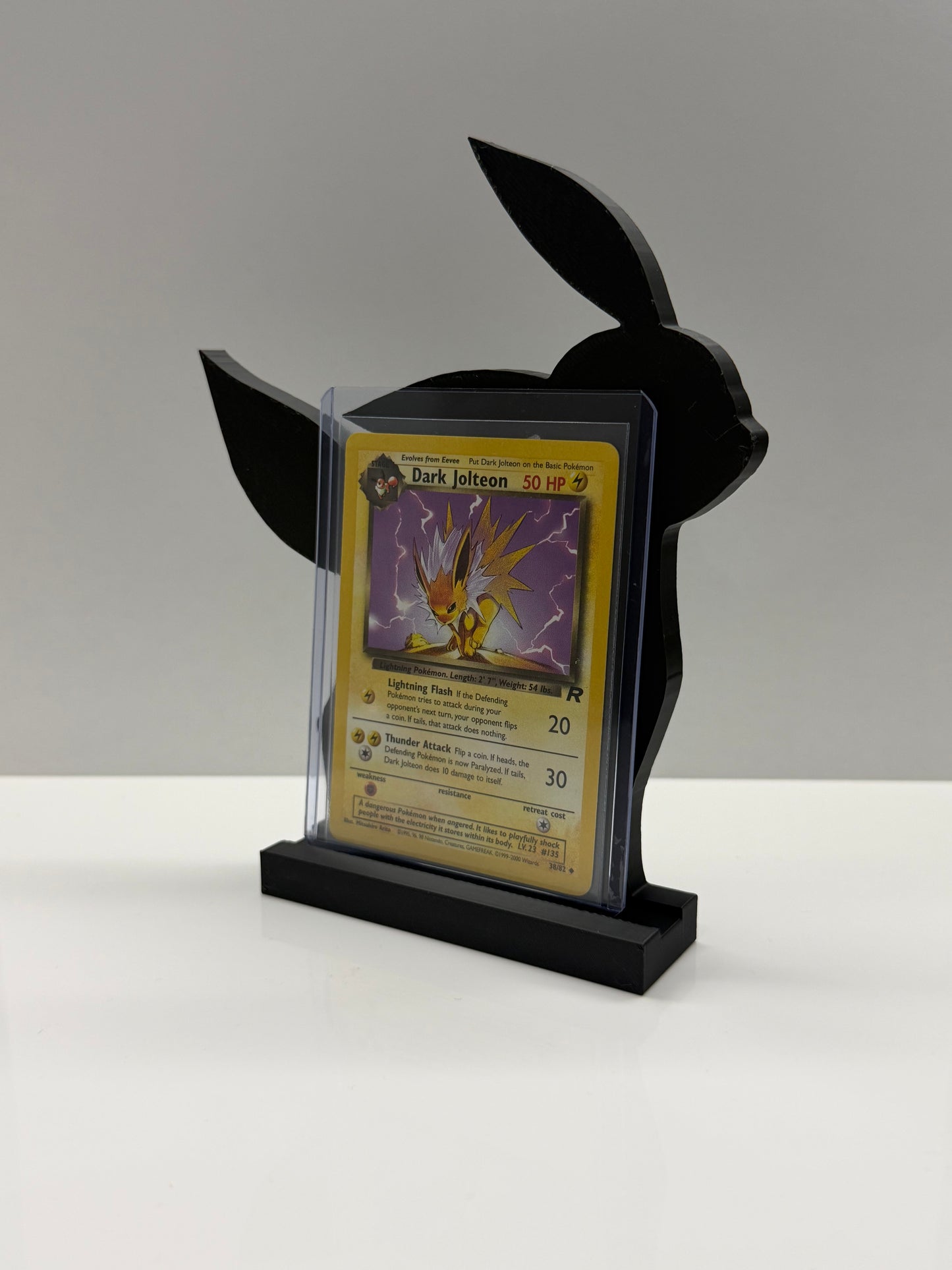 Umbreon card stand — 3D printed PSA slab & card display