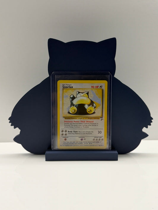 Snorlax card stand — 3D printed PSA slab & card display