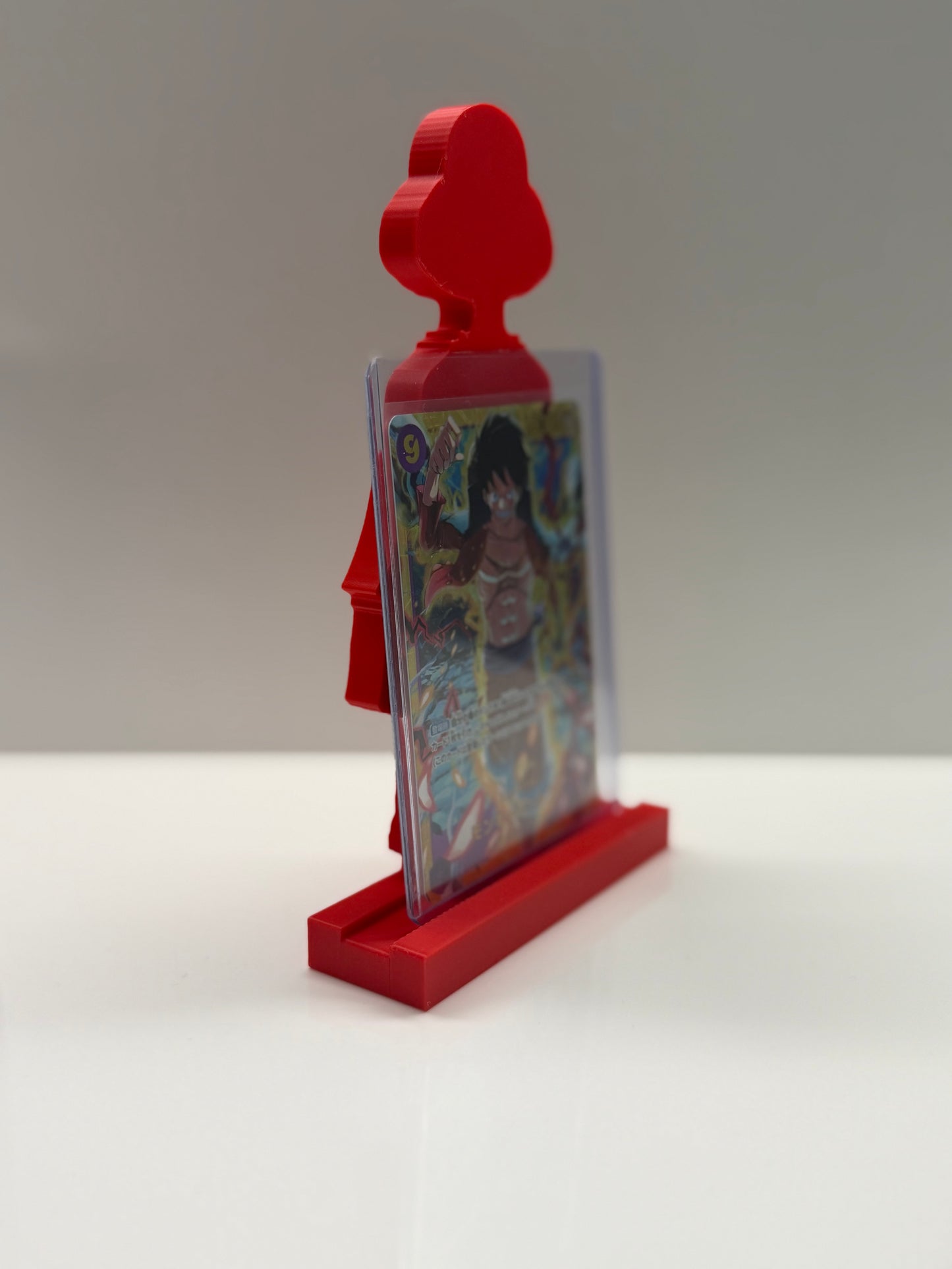 Monkey D. Luffy card stand — 3D printed One Piece card display