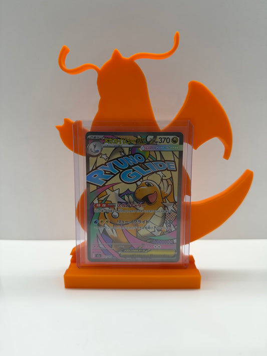 Dragonite card stand — 3D printed PSA slab & card display