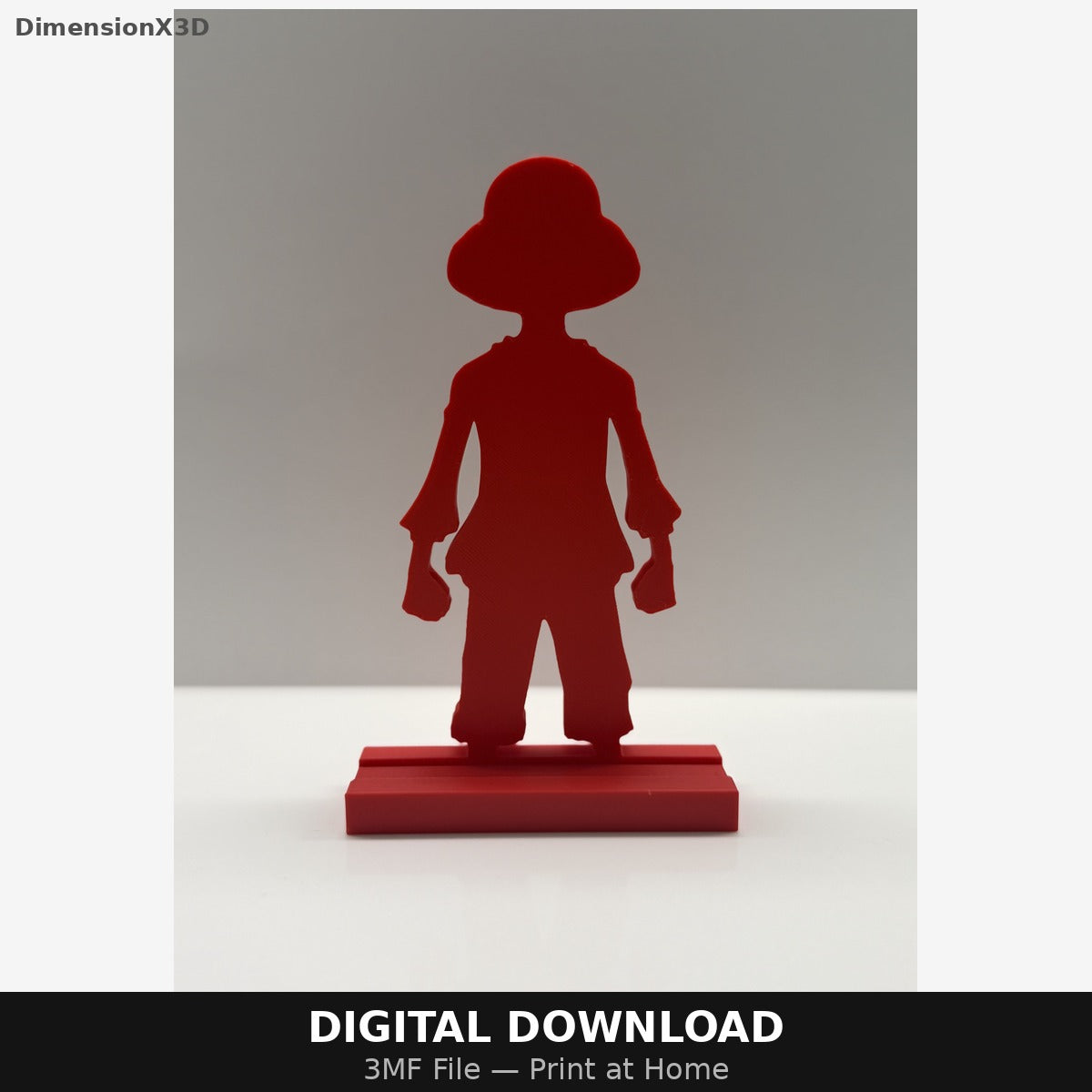 Monkey D. Luffy card stand — 3MF file (digital download)