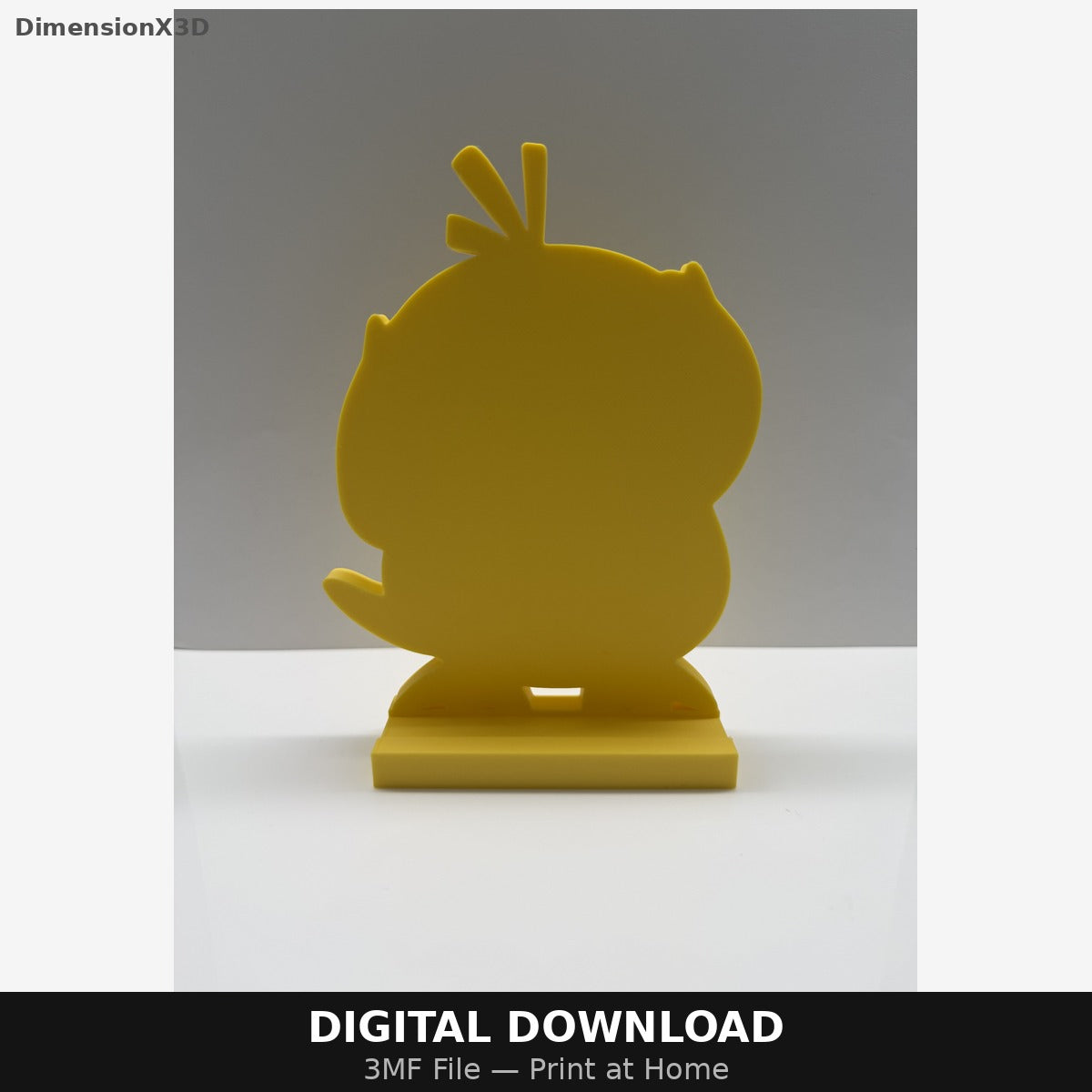 Psyduck card stand — 3MF file (digital download)