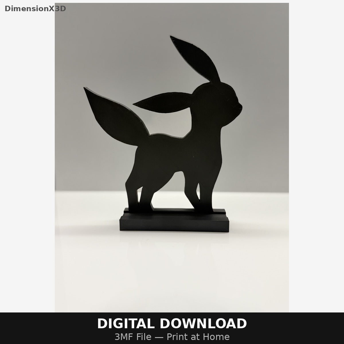 Umbreon card stand — 3MF file (digital download)